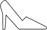 High Heel Outline
